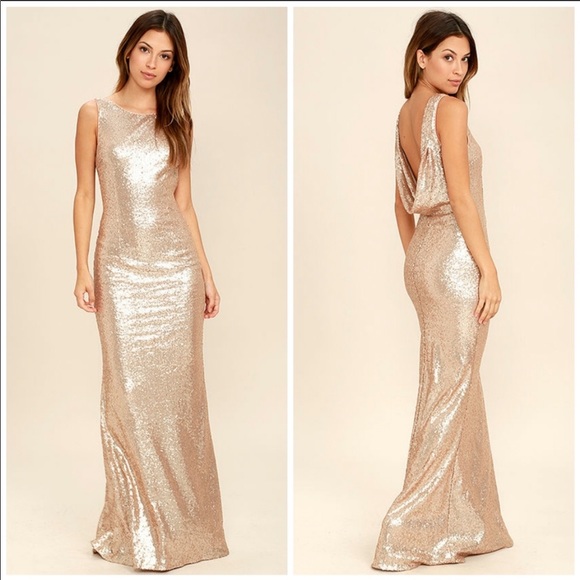 Lulus Dresses & Skirts - Lulus SWINK AND WINK SEQUIN MAXI